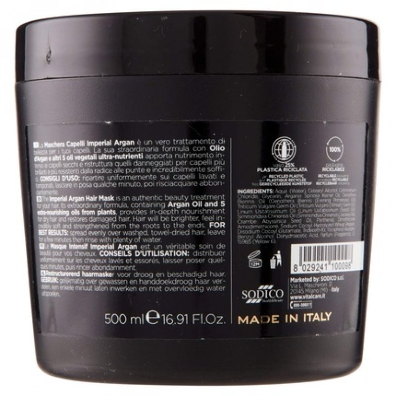 VITALCARE Imperial Argan Oil Hair Mask 500ml - Hair Conditioner