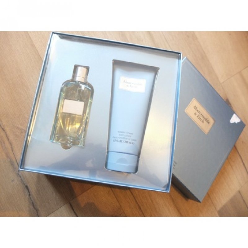 Abercrombie & Fitch First Instinct Blue Set 50ml EdP and 100ml Body Lotion - New