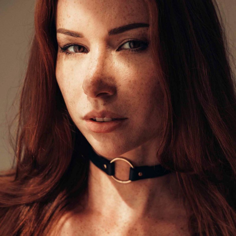 BIJOUX - INDISCRETS MAZE BLACK CHOKER NECKLACE