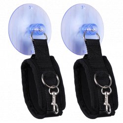 OHMAMA FETISH SUCTION CUP WRIST RESTRAINTS