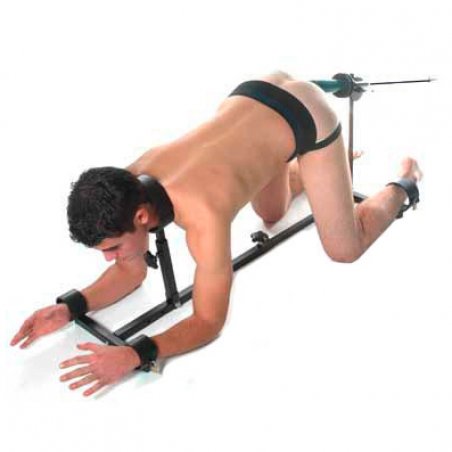 METALHARD PRISON STOCKADE WITH FUCKING ROD-MADE