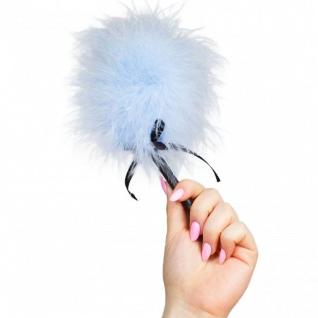 SECRETPLAY - LIGHT BLUE MARABOU DUSTER
