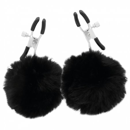 DARKNESS - NIPPLE Clamps WITH POM POMS 1
