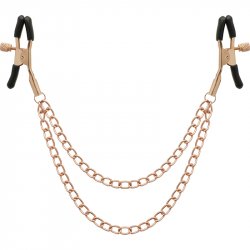 COQUETTE CHIC DESIRE - FANTASY METAL NIPPLE CLIPS WITH CHAIN
