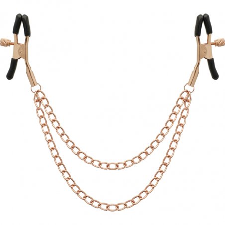 COQUETTE CHIC DESIRE - FANTASY METAL NIPPLE CLIPS WITH CHAIN
