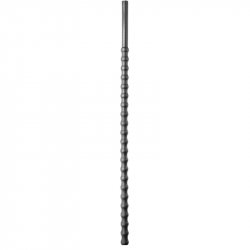 ALL BLACK - 8/10 MM SILICONE URETHRAL PROBE