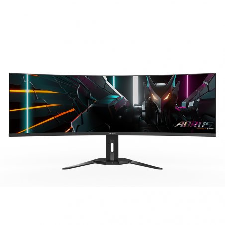 AORUS CO49DQ OLED Curved Gaming Monitor - 5120x1440(DQHD), 1800R, 144Hz, 0.03ms, KVM, FreeSync Premium Pro, HDMI 2.1