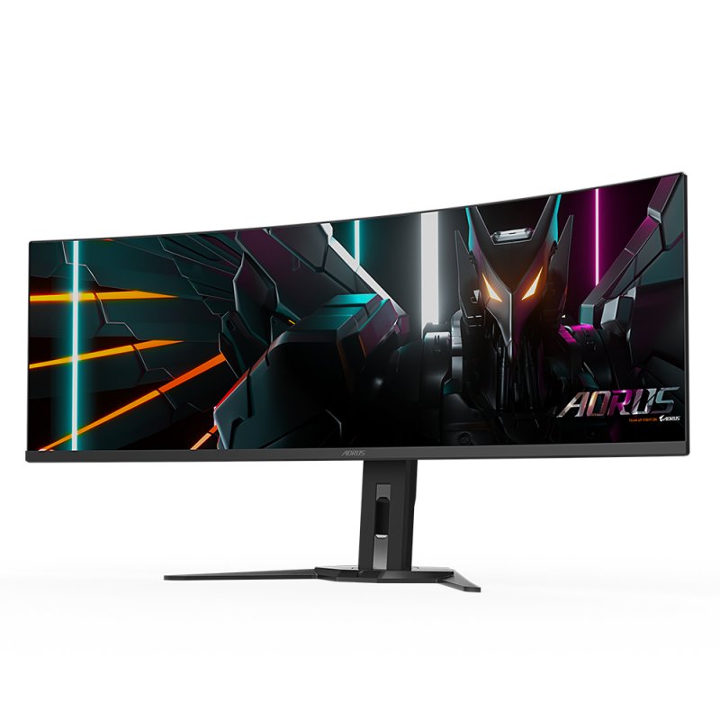 AORUS CO49DQ OLED Curved Gaming Monitor - 5120x1440(DQHD), 1800R, 144Hz, 0.03ms, KVM, FreeSync Premium Pro, HDMI 2.1