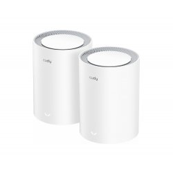 Cudy M3000 2-PACK mesh wi-fi system Dual-band (2.4 GHz / 5 GHz) Wi-Fi 6 (802.11ax) Grey, White 1 Internal