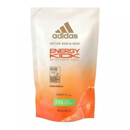 Adidas Energy Kick Shower Gel Refill With Essential Orange Oil 400ml