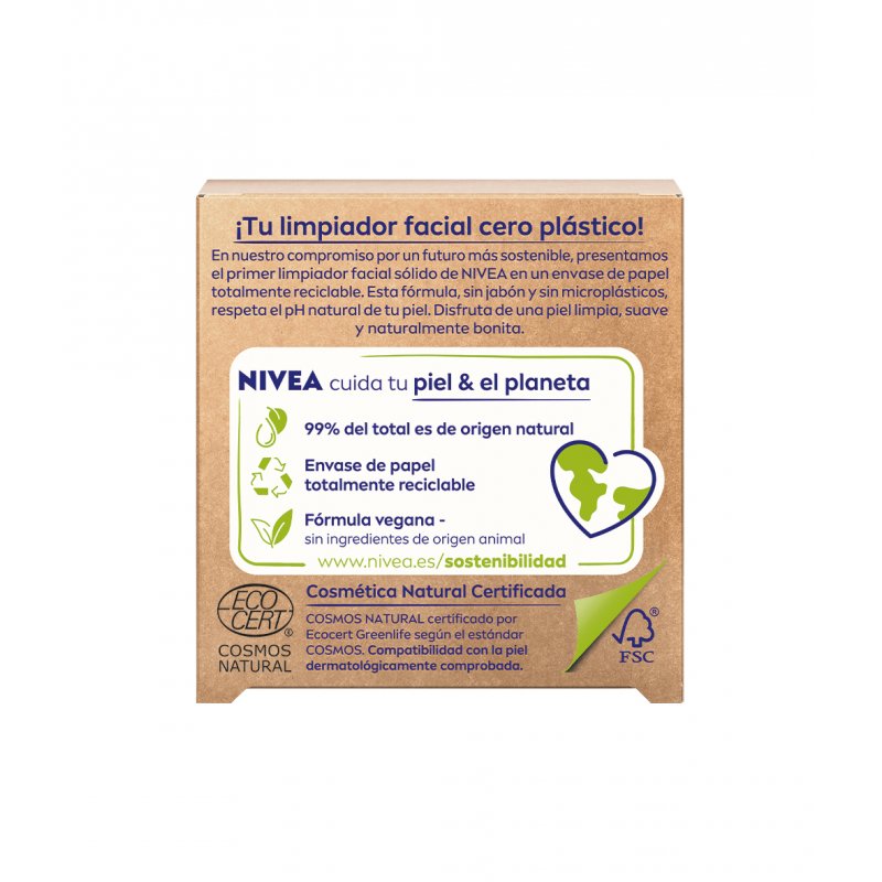 NIVEA Naturally Clean Radiant Skin Savon en pain 75 g 1 pièce(s)