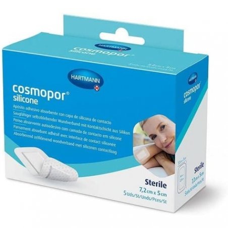 COSMOPOR Silicone Wound Dressing 5x7.2cm
