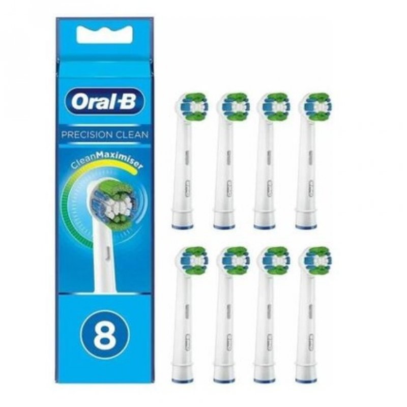 Genuine Oral-B Precision Clean Toothbrush Heads with Clean Maximizer