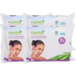 Masmi Natural Cotton Bio Make-Up Cleaning Wipes 20 Wipes