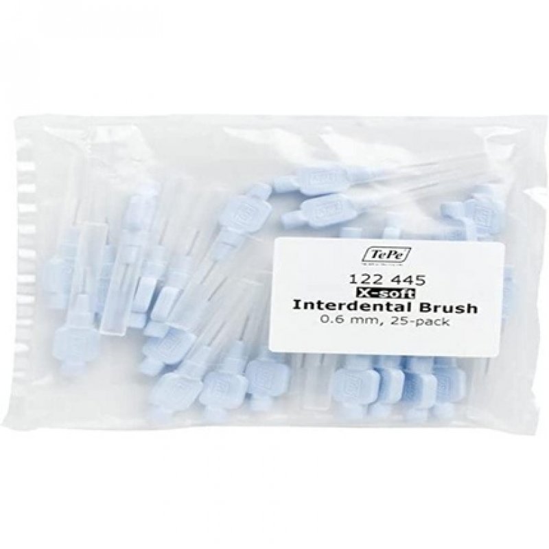 TePe Interdental Brushes X-Soft 0.6mm 25 Pieces