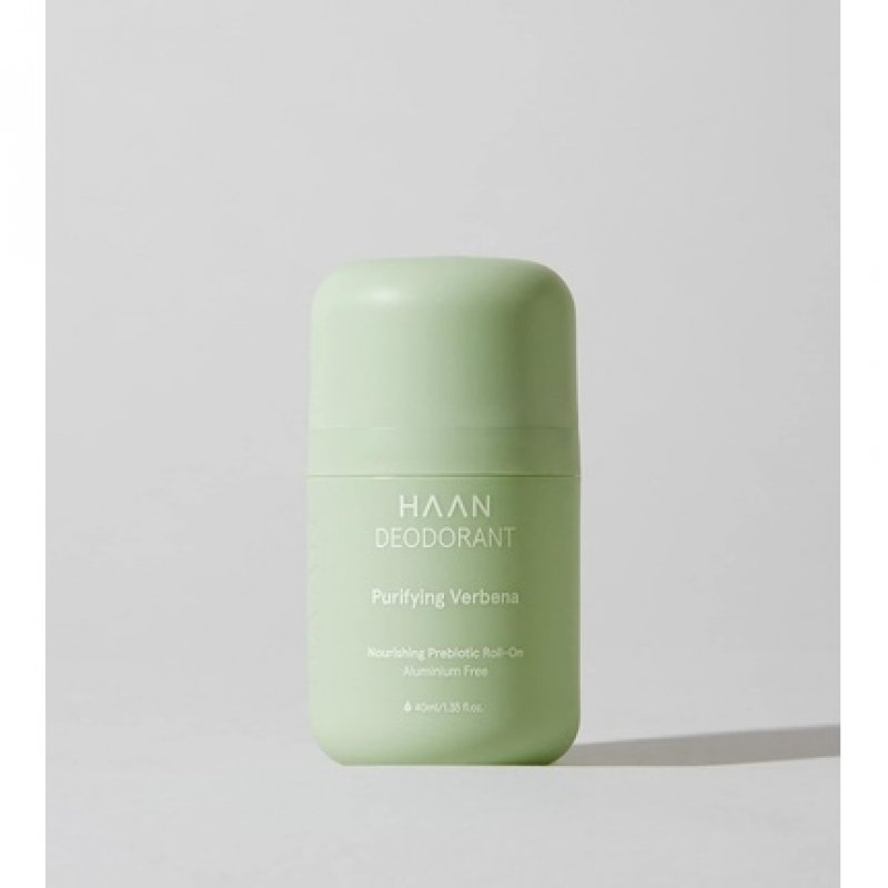 HAAN Deodorant 40ml Natural Ingredients Recyclable Refillable Vegan Purifying Verbena Scent