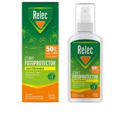 Hygiene Relec 2-in-1 Solar Photoprotector Citronella Spray SPF50 100ml