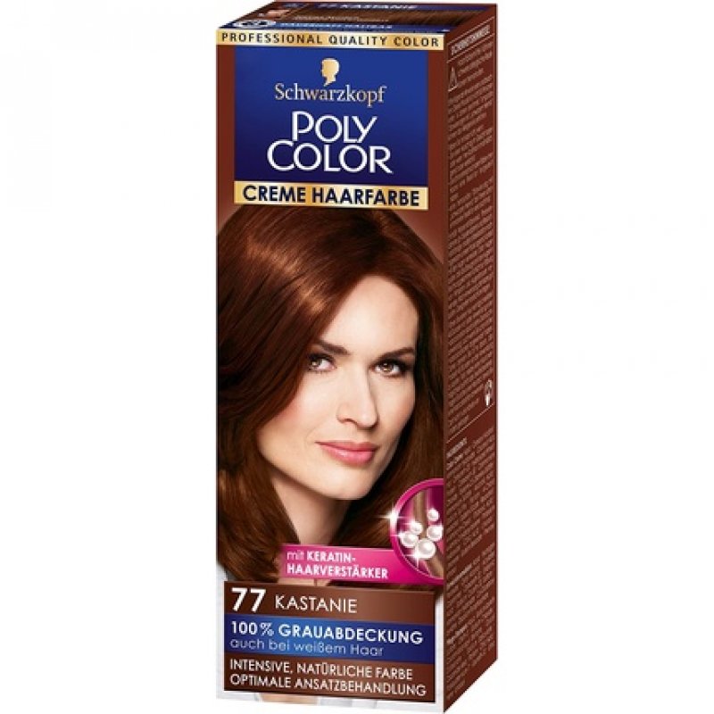 Schwarzkopf Poly Color Hair Color Cream 77 Chestnut
