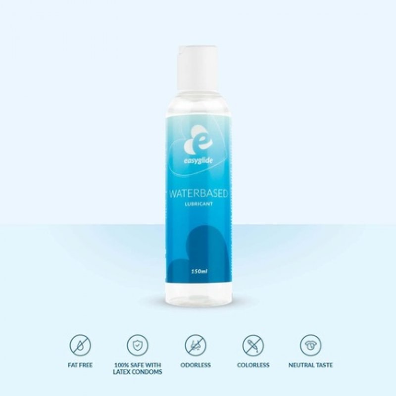 EasyGlide Water-Based Lubricant Compatible with Latex and Silicone 150ml