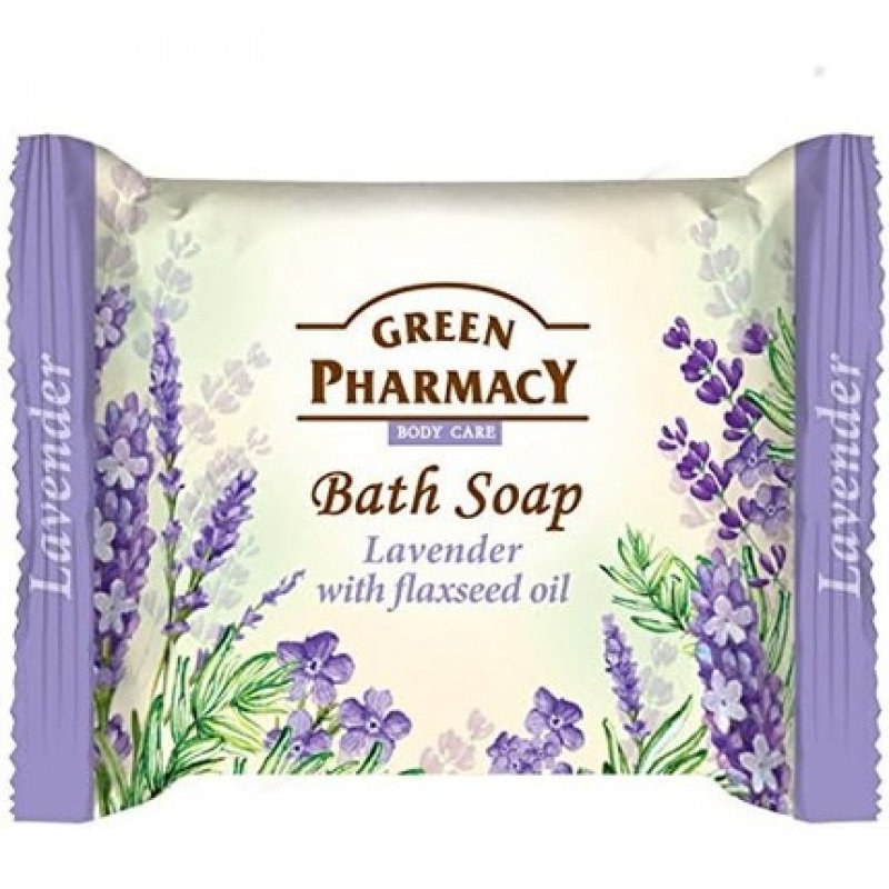 Green Pharmacy Lavender and Linseed Oil Bath Soap 100g