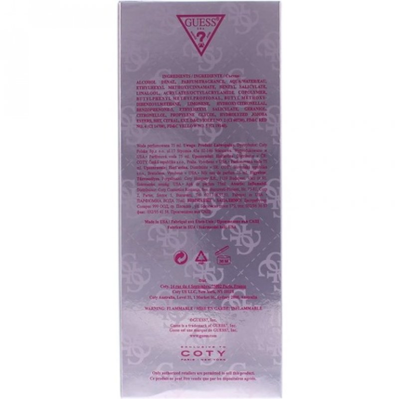 Guess Pink Eau de Parfum 75ml for Women