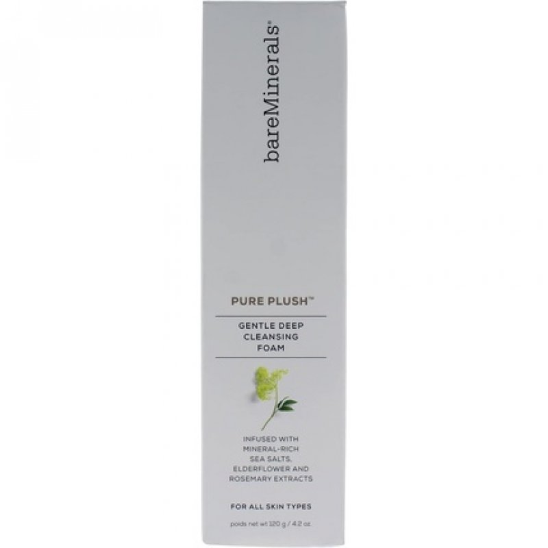 bareMinerals Pure Plush Gentle Deep Cleansing Foam 4.2 oz Cleanser