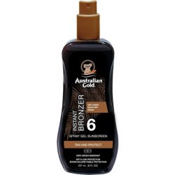 Australian Gold SPF 6 Spray Gel plus Bronzer 237ml