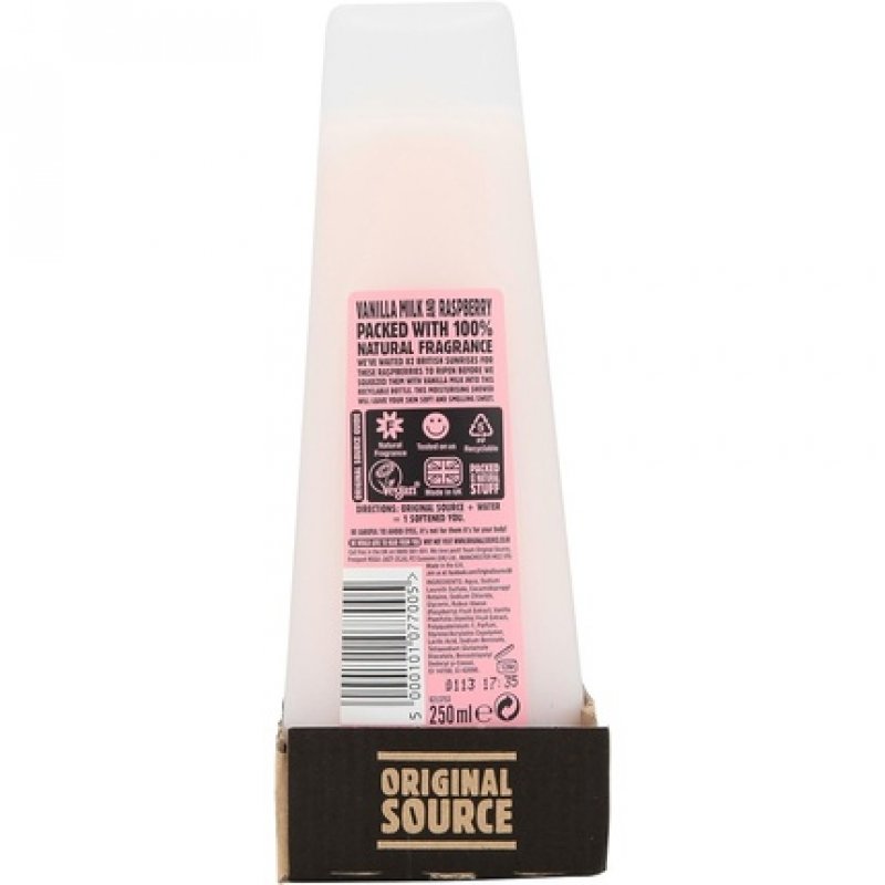 Original Source Vanilla Milk and Raspberry Shower 250ml