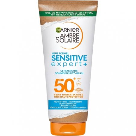 Garnier Ambre Solaire Sensitive Expert Milk SPF 50 Sun Lotion 200ml