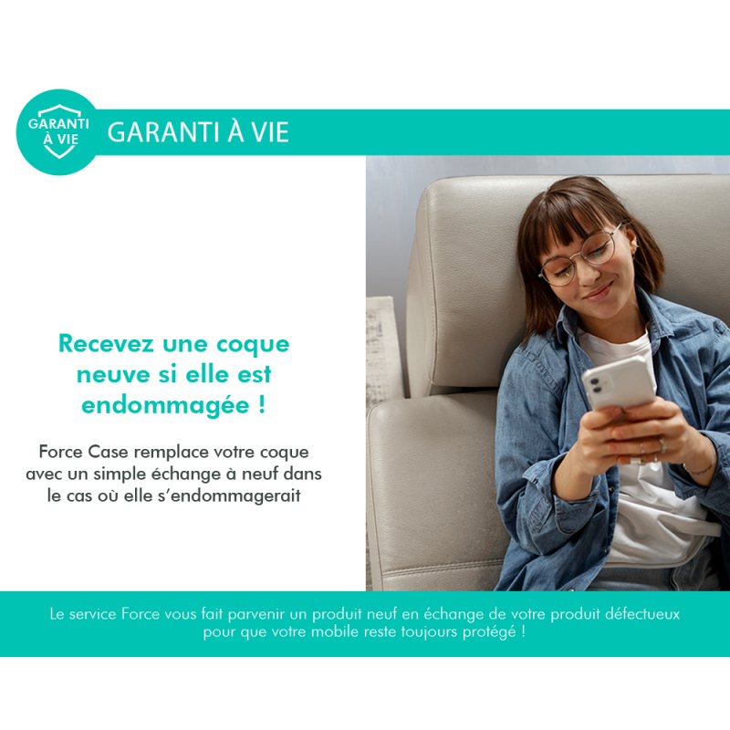 FORCE CASE FCFEELIP14 coque de protection pour téléphones portables Transparent