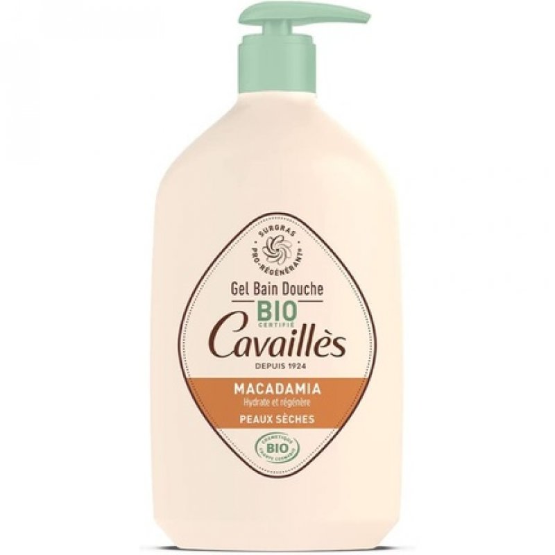 Rogé Cavaillès Macadamia Organic Bath and Shower Gel for Dry Skin 1L