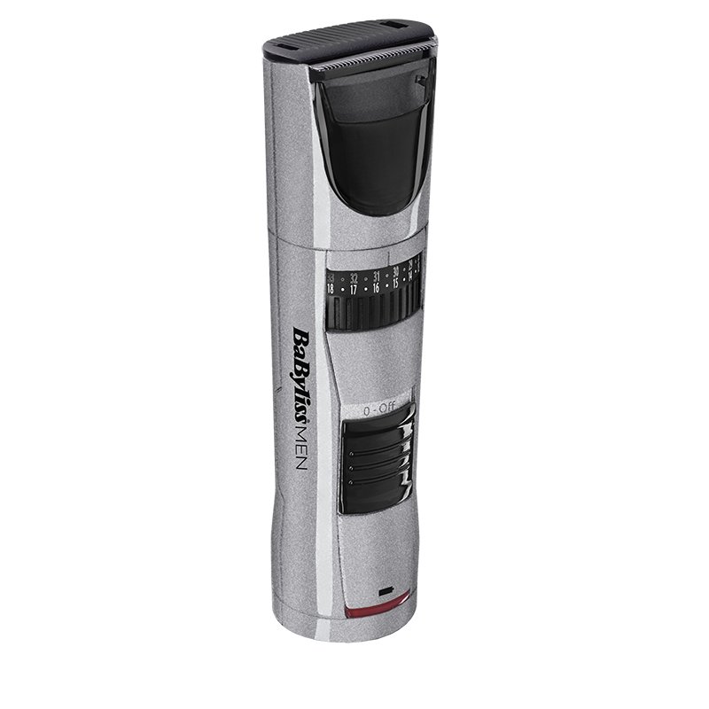 BaByliss T831E beard trimmer AC/Battery 3.5 cm Black, Silver