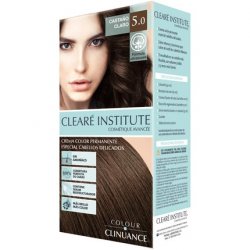 Colour Clinuance 5.0 Light Brown Hair Dye for Sensitive Hair - Permanent Color without Ammonia - More Shine - Intense