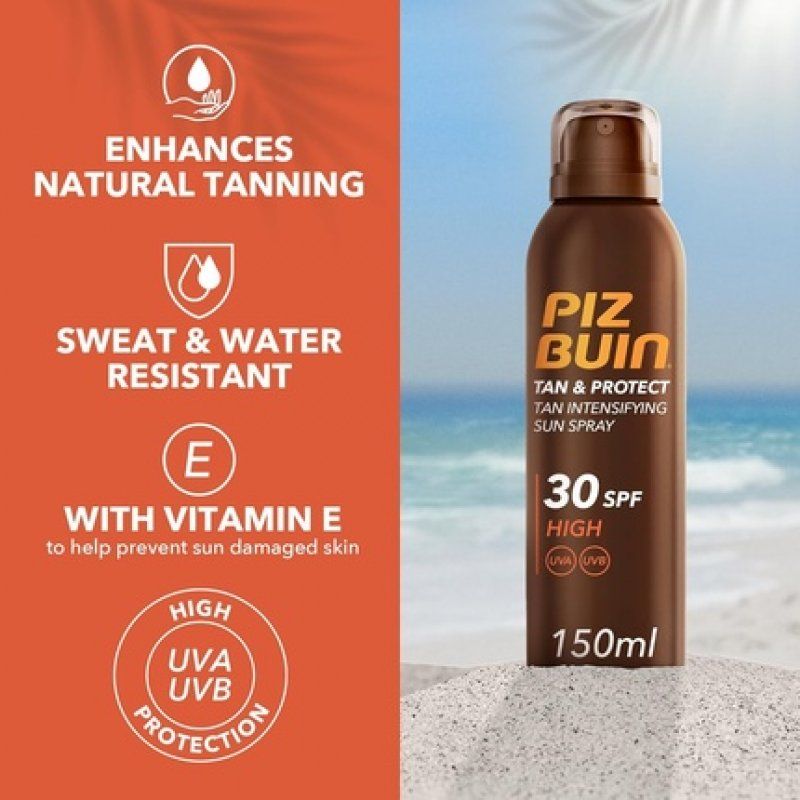 Piz Buin Tan and Protect Tan Accelerating Oil Spray SPF 30 High 150ml