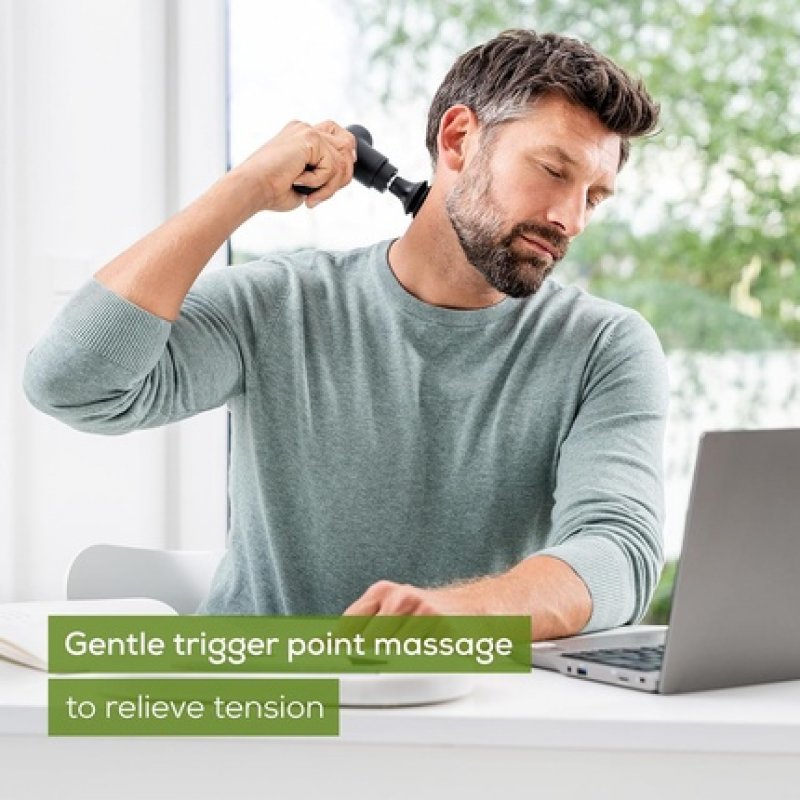 Beurer MG 79 Sensitive Massage Gun with 3 Attachments 3 Intensity Levels