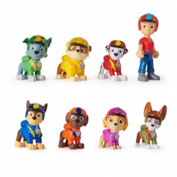 PAW Patrol : Jungle Pups Action Figures Gift Pack, with 8 Collectible Toy Figures, Kids Toys for Boys and Girls Ages 3