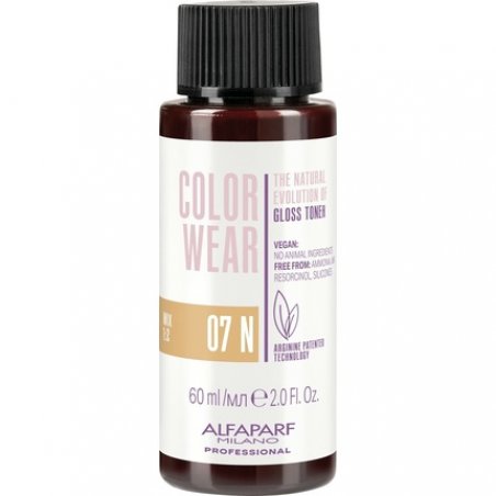 Alfaparf Milano Color Wear Gloss Toner 07N 60ml