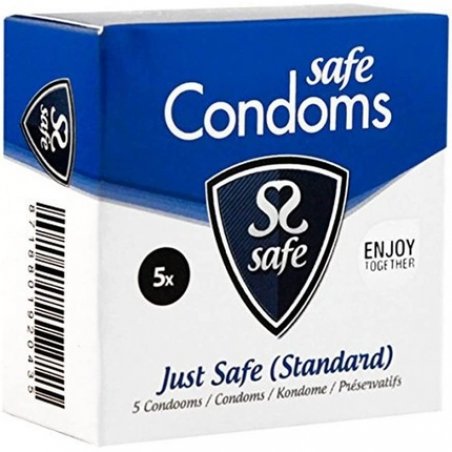 SAFE Condoms with Silicone Lubrication - Pack of 5