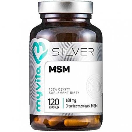 MyVita Silver Pure MSM 600mg 120 Capsules