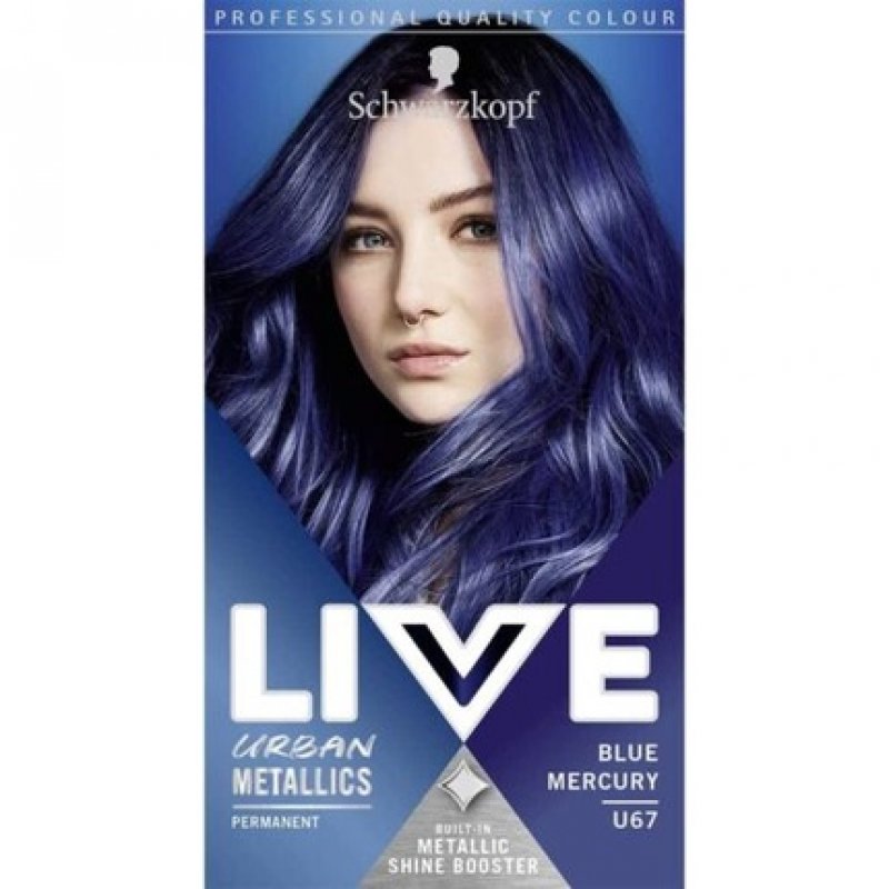 Schwarzkopf Live Urban Metallic hair dye U67 Blue Mercury