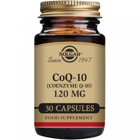 Solgar CoQ-10 120mg Vegetable Capsules Helps Reduce Effects of Aging Supports Energy Production Vegan Gluten Free and