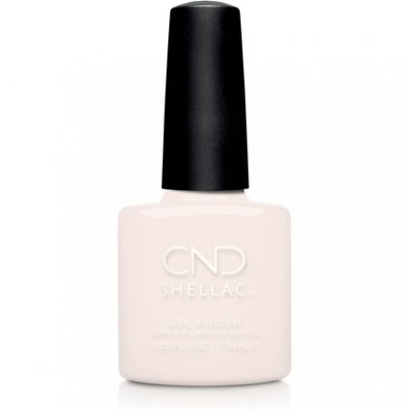 CND Shellac Gel Nail Polish Long-Lasting Nail Paint Color with Curve-Hugging Brush White 0.25 fl oz