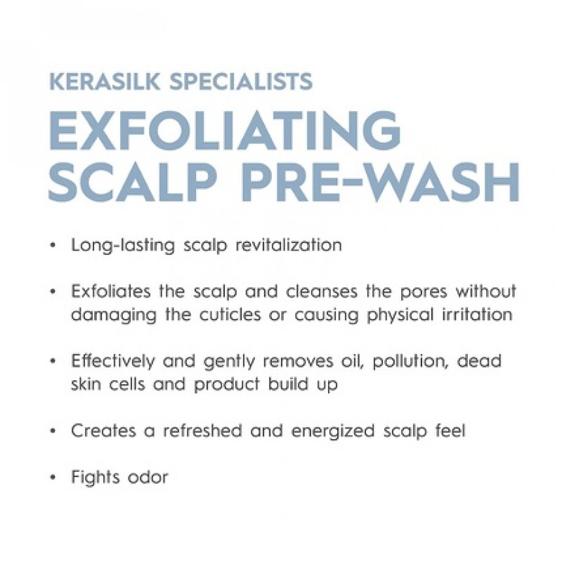KERASILK Exfoliating Scalp Pre-Wash Gentle and Deep Cleansing 250ml