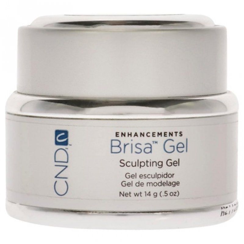 CND UV Gel BRISA Pure White Opaque 14g