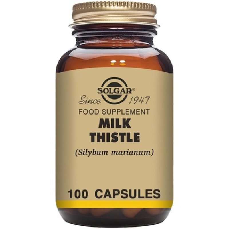 Solgar Milk Thistle Liver Support 100 Vegetable Capsules