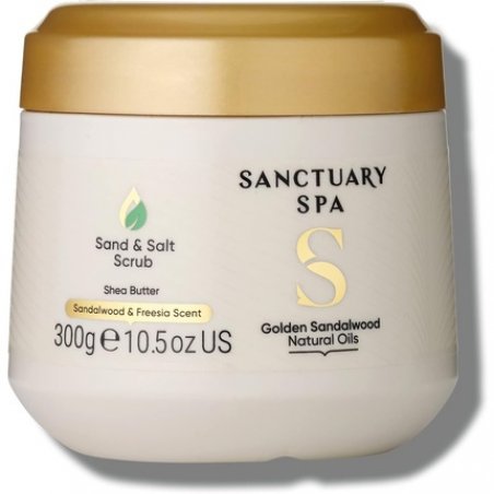 Sanctuary Spa Golden Sandalwood Sand and Salt Scrub 300g