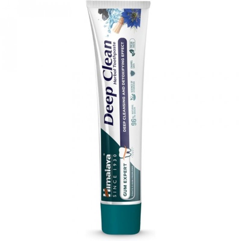 Himalaya Deep Clean Toothpaste with Activated Coconut Charcoal and Black Seed Oil 75ml