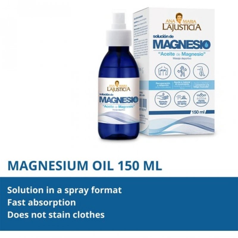 Lajusticia Magnesium Oil 150ml Black