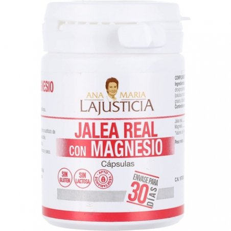 ANA MARIA LAJUSTICIA Royal Jelly with Magnesium 60 Caps