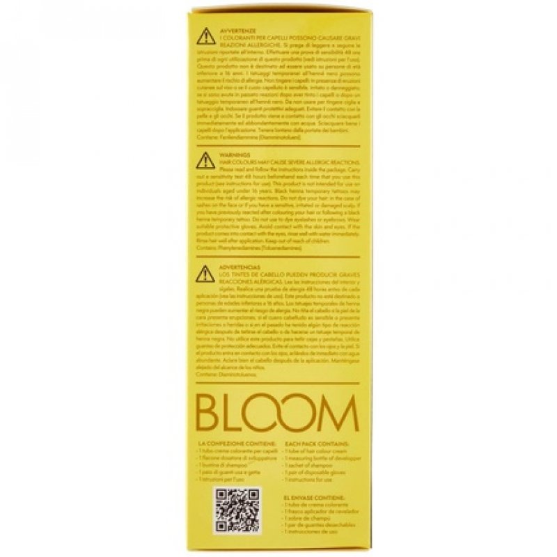 DIKSON Bloom Hair Dye Cream 400 Chestnut with Blend of Organic Oils